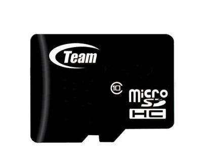  Зображення Карта пам`ятi MicroSDHC 4GB Class 10 Team + SD-adapter (TUSDH4GCL1003) 